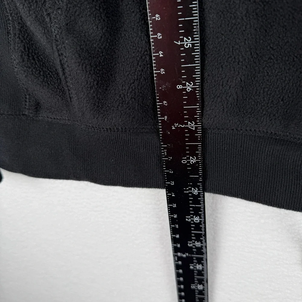 Vtg Tommy Jeans‎ Fleece Sweatshirt Mens Large Black Pullover Kangaroo Pocket - Picture 7 of 9